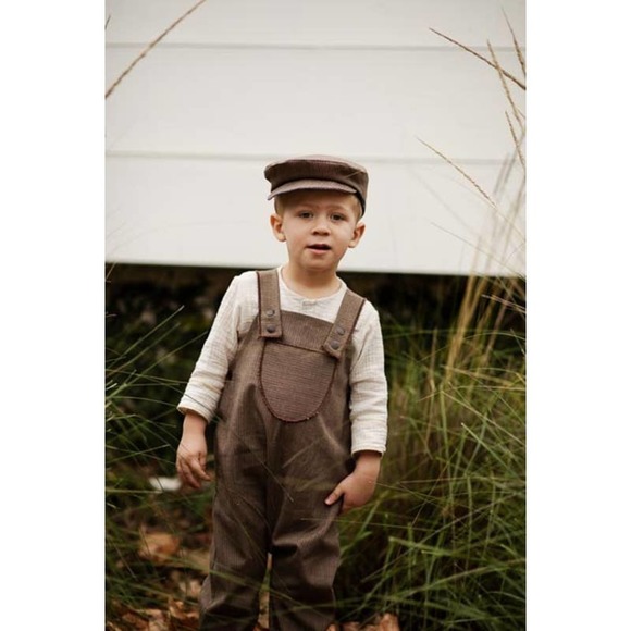 Wolfie overall-Chocolate Corduroy size 3 Toddler - Picture 3 of 3